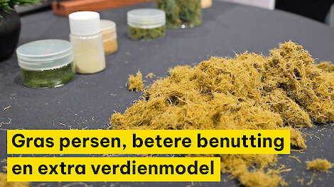 Gras persen, betere benutting en extra verdienmodel