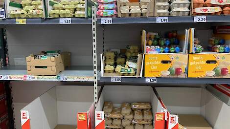 De consumentenvraag naar eieren is nog steeds aanzienlijk hoger dan verwacht in Duitsland.