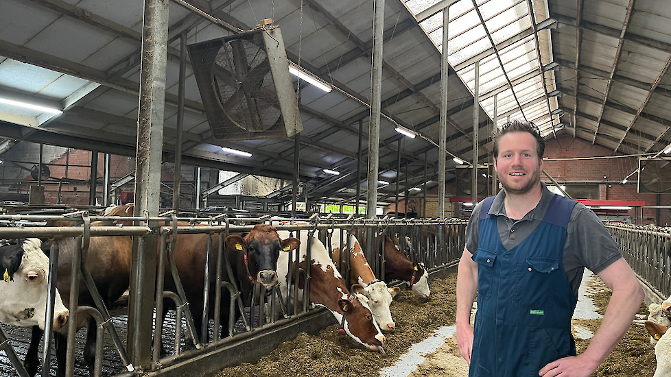 Freek Beernink deelnemer aan de proef met Agolin Ruminant
