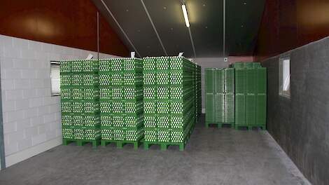 De drie gebouwen van het pluimveebedrijf Fridays Ltd werden gebruikt voor de opslag van eieren en eierverpakkingen. Beeld ter illustratie.