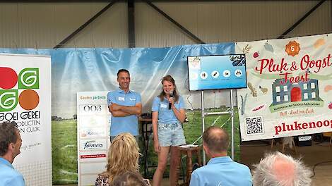 Maarten Robben en Ilse van Boekel, de eigenaren van BioPartners & Rovabo Teelten in Haps, Brabant