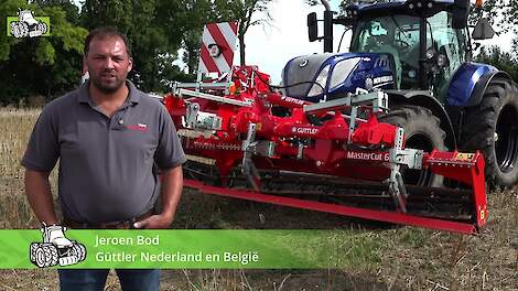 Stoppelbewerking van koolzaad met Güttler machines
