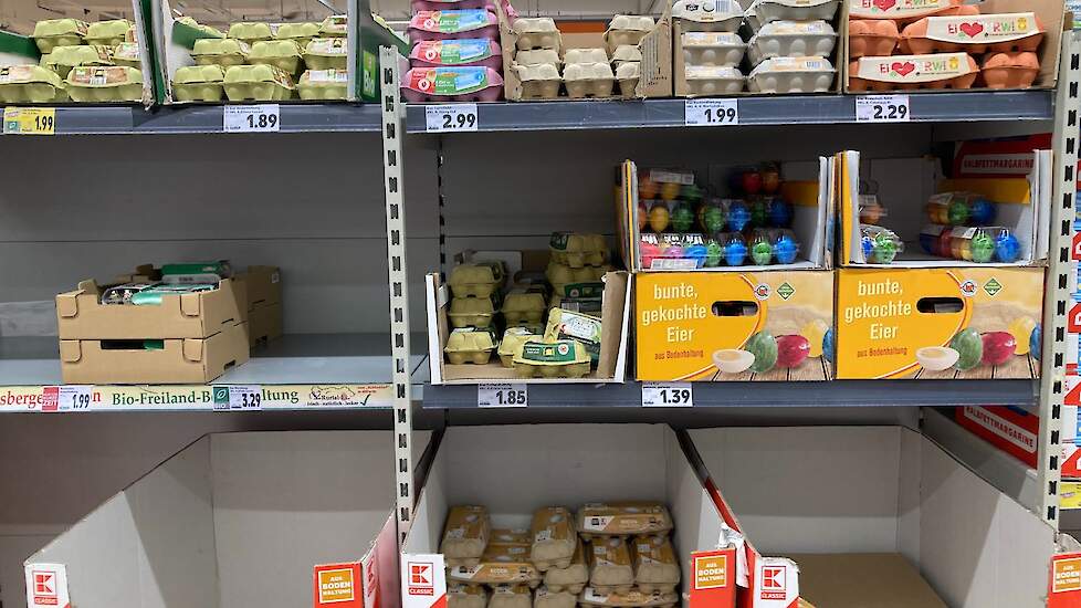 De zomervakantie heeft vrijwel geen invloed op de vraag naar eieren in Duitsland. De consumentenvraag blijft hoog.