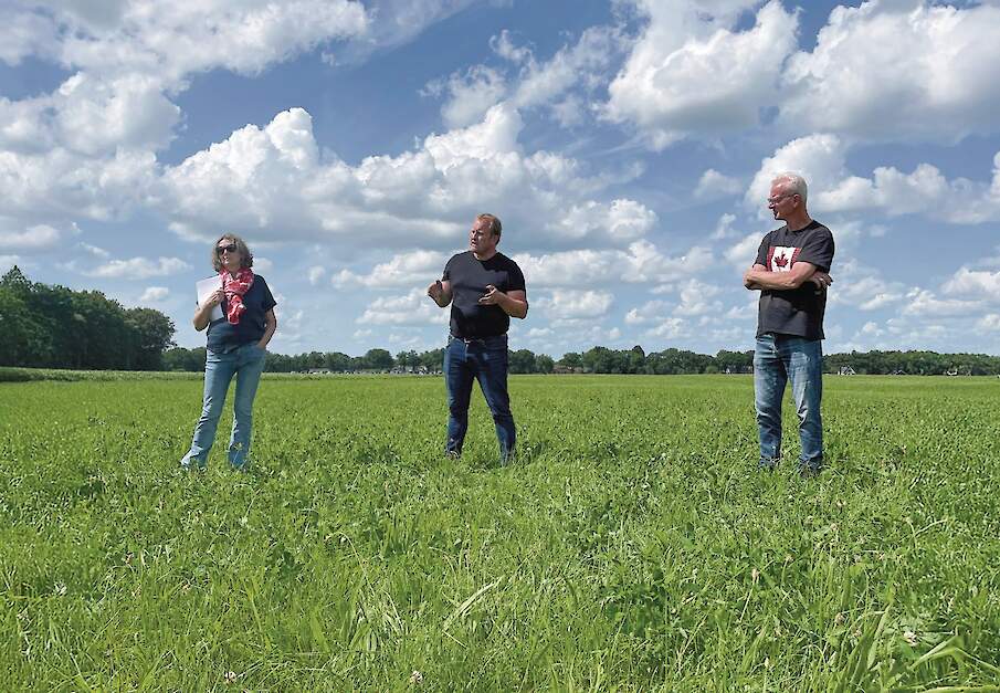 Greet Ruitenberg (links), Pim Clotscher (midden) en Tjerk Hof in actie tijdens de DAW Demo.