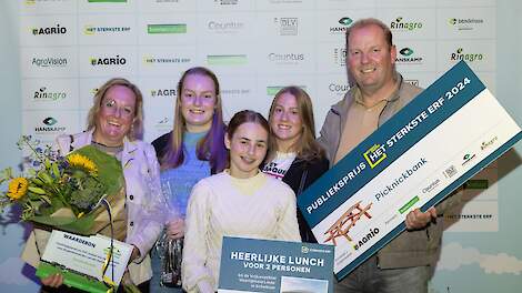 De familie Munster, winnaar van de publieksprijs van Het Sterkst Erf 2024.