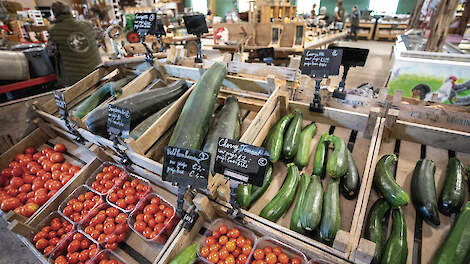 De familie Lautenbach hanteert transparante prijzen. Klanten kunnen precies zien wat het aandeel is voor de boer en de boerderijwinkel.