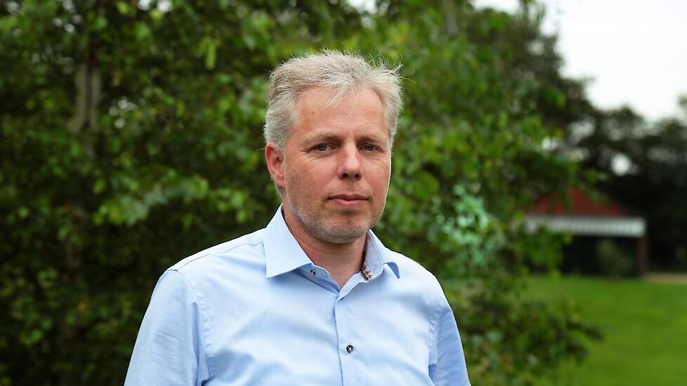 Voorzitter Bart-Jan Oplaat van de Nederlandse Vakbond Pluimveehouders (NVP).