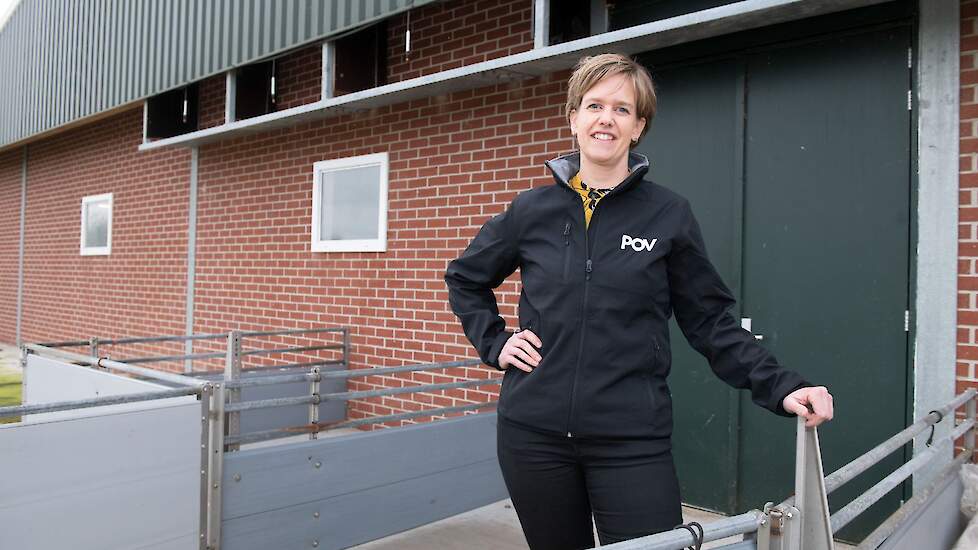 Voorzitter Linda Verriet van de POV.
