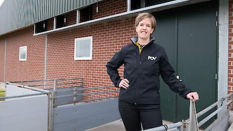 Voorzitter Linda Verriet van de POV.