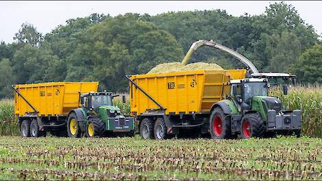 Loadmaster TBL techniek B.V. silagewagen in de snijmaïs