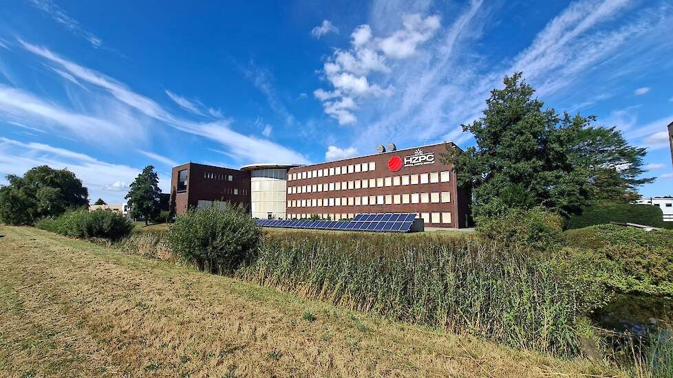 Het hoofdkantoor van HZPC in Joure (FR).