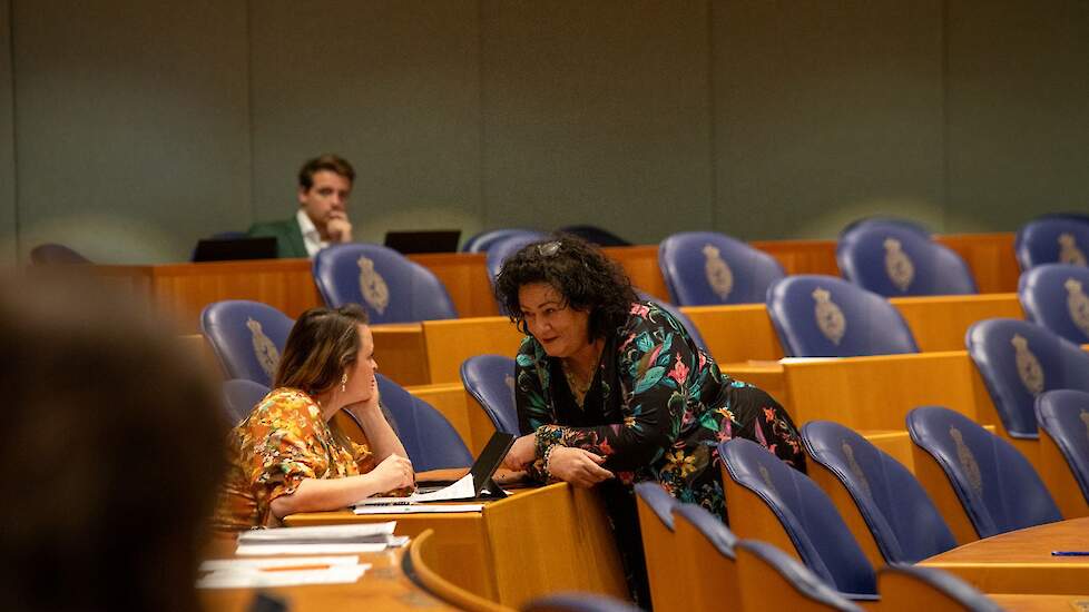 Caroline van der Plas in de Tweede Kamer.
