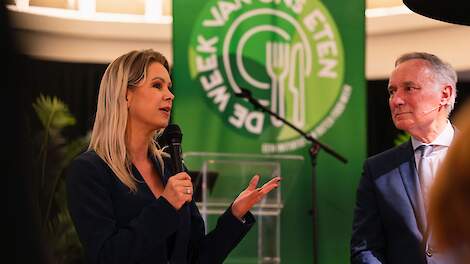 Demissionair minister Femke Wiersma en Tom Middendorp.