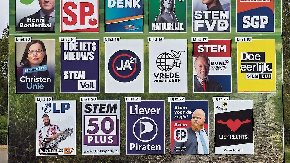 27 politieke partijen hebben zich ingeschreven voor de Tweede Kamerverkiezingen.
