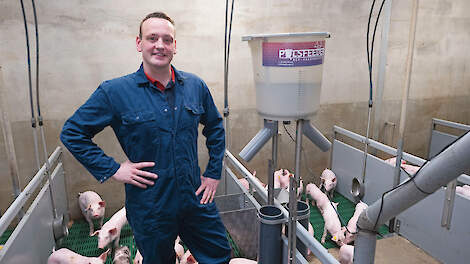 Ben Voetdijk (op de foto) bedacht samen met Herbert Dimmendaal de bekroonde Pulsfeeder.