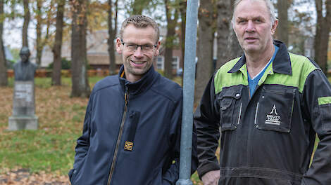 Bert Bonder (links) en Erik Emmens zijn beiden volmachten van Boermarke Zeijen.