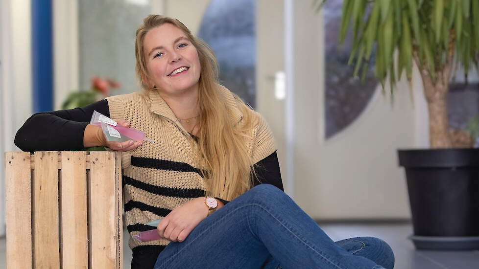 Sanne Oudhof is bedrijfsleider bij Varkens KI Twenthe.