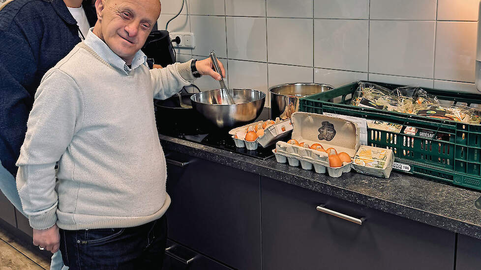 Koken met een cliënt