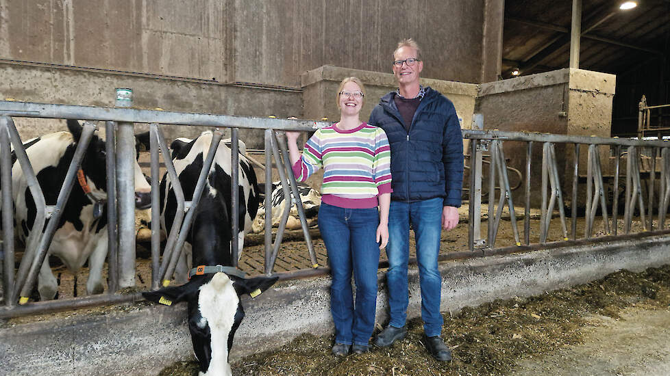 De spreekwoordelijke vlag hangt uit op het melkveebedrijf Heida in Flevoland.