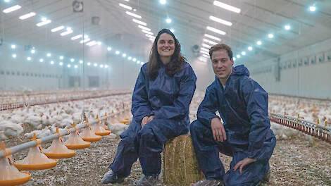 Paul en Marieke Verhoef in hun vleeskuikenstal