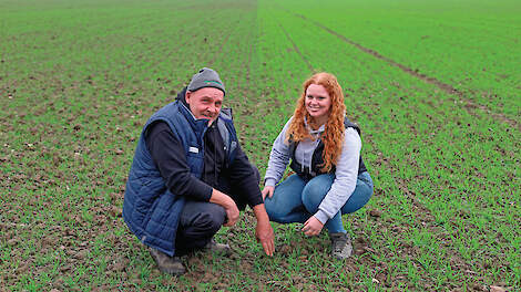 Ary Barendregt in het ras Reform, met naast hem dochter Mariska in het ras Extase.