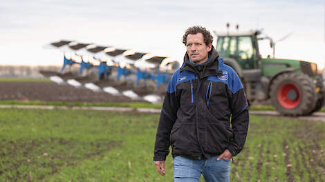 Thijs Geerse in het veld