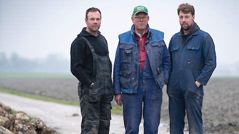 Geertjan, Teun en Roelof de Jong.