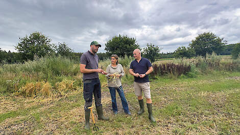 Albert van den Belt (deelnemer), Hanneke van Ormondt (Urgenda) en Gert Brommer (deelnemer).