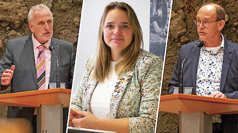 Harm Holman, Eline Vedder en Cor Pierik