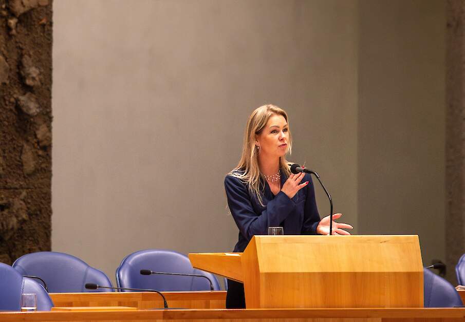 Minister Wiersma in de Tweede Kamer
