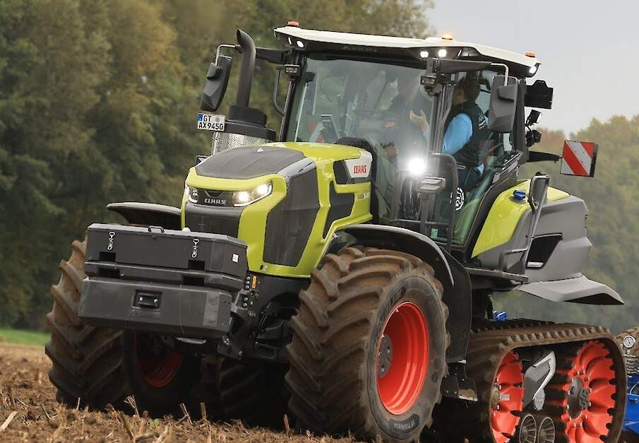 Nieuwe Claas Axion 9-serie, vijf modellen van de 9.330 (330 pk) tot de 9.450 (450 pk)