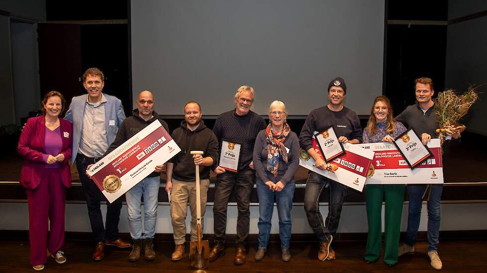 Prijswinnaars en juryleden Ekoland Innovatieprijs 2025