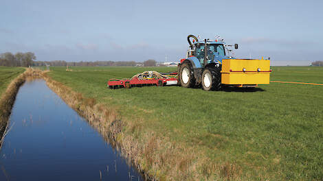 Mest wordt uitgereden in het veld