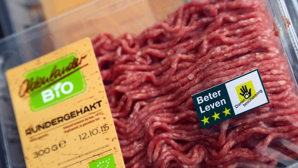 Een willekeurig voorbeeld van een duurzaamheidslabel.