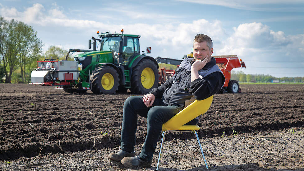 Bart Schuitema, akkerbouwer in Mussel