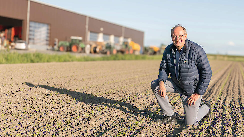 Rainer Carstens in het veld