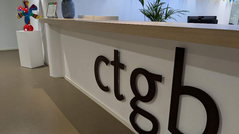 Balie op het kantoor van Ctgb in Ede