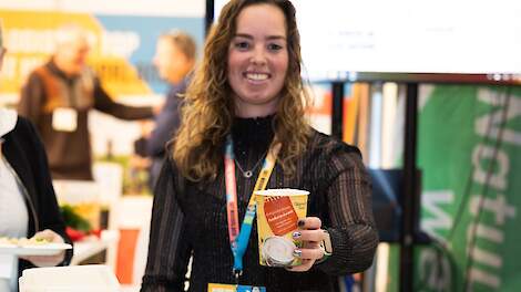 Weerribben Zuivel uit Nederland (OV) is een van de Nederlandse bedrijven op de BIOFACH 2026. Foto genomen tijdens de Nederlandse Biobeurs in 2024.