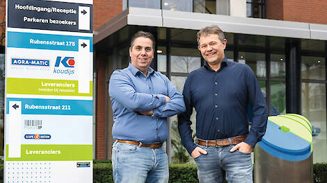 Nanko van der Wens en Patrick van den Hurk van De Heus Voeders