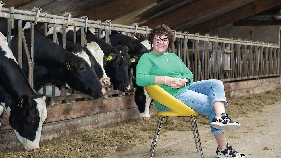 Ingrid de Sain, melkveehouder in Schellinkhout