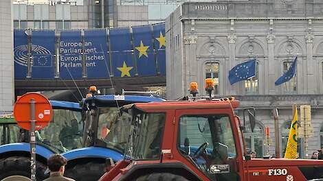 Boerenprotest in Brussel.