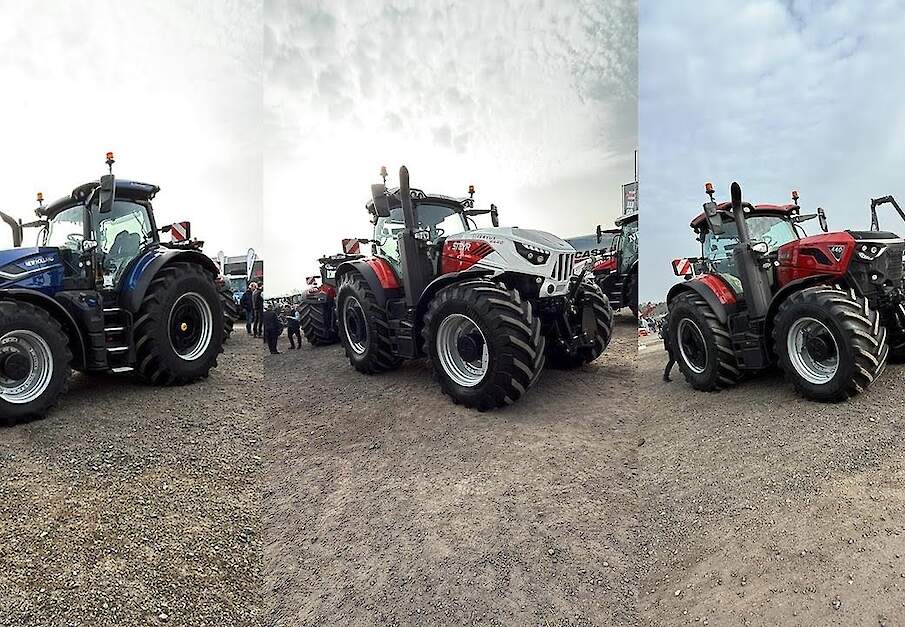 Voorjaarshow D. Lankhorst & Co. GmbH met Case-IH,Steyr, New Holland, Deutz-Fahr, Krone