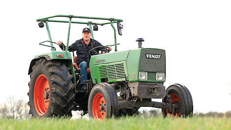 Chris Kemink op de Fendt Favorit 3S