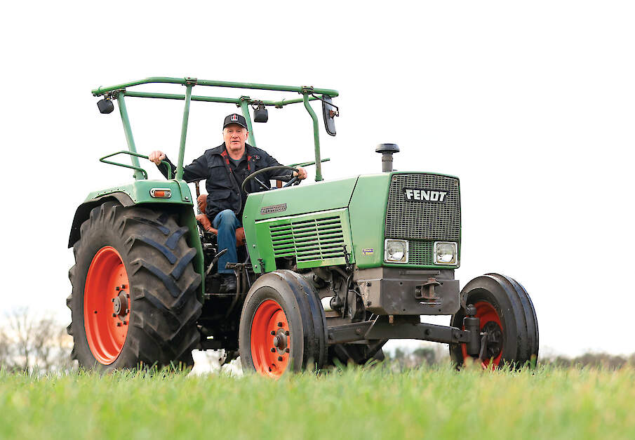 Chris Kemink op de Fendt Favorit 3S