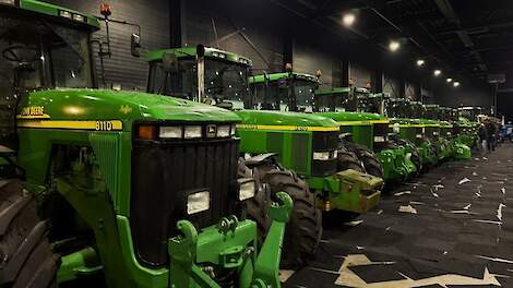 John Deere trekkers arriveren bij model- en oldtimer-spektakel in Hardenberg