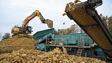 Het restproduct van de winning uit de Kuunrader steengroeve kan nuttig ingezet worden voor het verrijken van de akker.