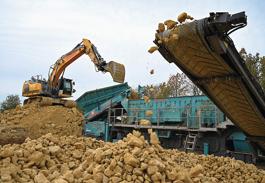 Het restproduct van de winning uit de Kuunrader steengroeve kan nuttig ingezet worden voor het verrijken van de akker.