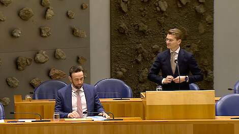 Staatssecretaris Silvio Erkens, minister Jaimi van Essen