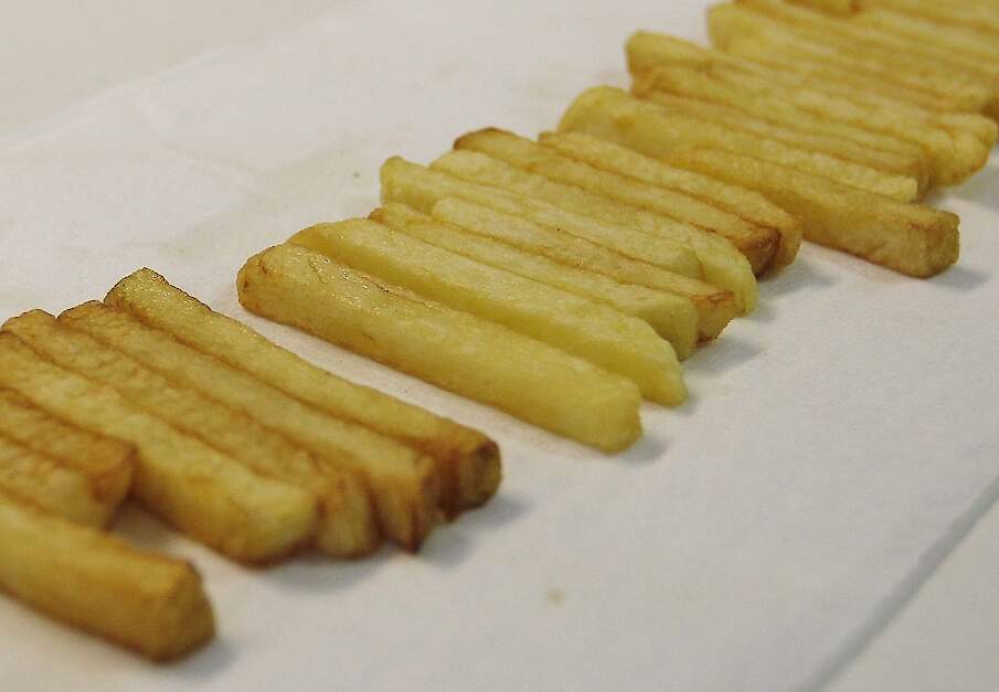 Controle patat diepvries frites lengte