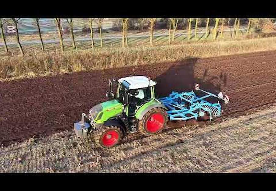 Inwerken groenbemester en maisstoppel met Lemken Karat